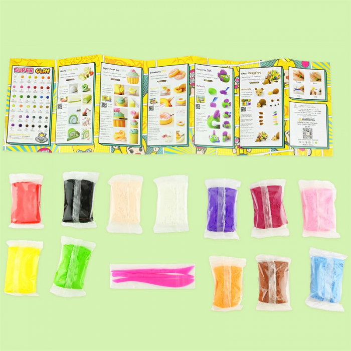 ROB PLASTILINA MATASOASA 10GR, 6-12CM, 12/SET, 12 CULORI 29224 [2]