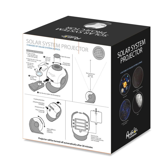 PROIECTOR LUMINA DE NOAPTE 4 DISCURI SISTEMUL SOLAR 26032 [3]