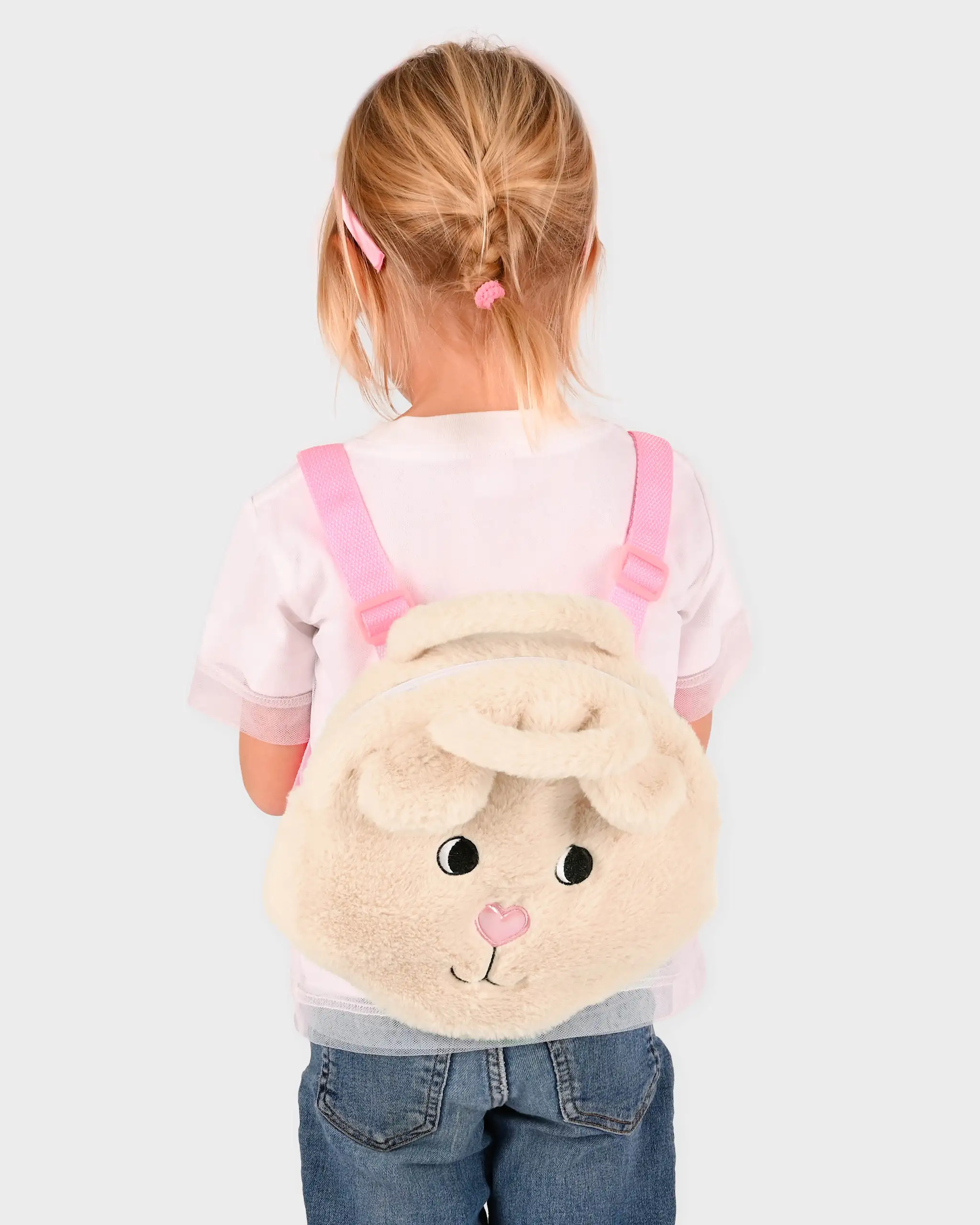 ROB RUCSAC COPII 28x24x5CM URSULET PLUSH BEJ F87011 [1]