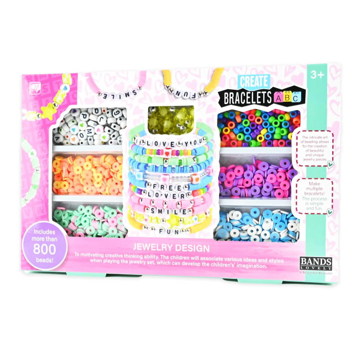 SET CREATIV BIJUTERII BRATARI SI MARGELE 800 PIESE 30278 [1]