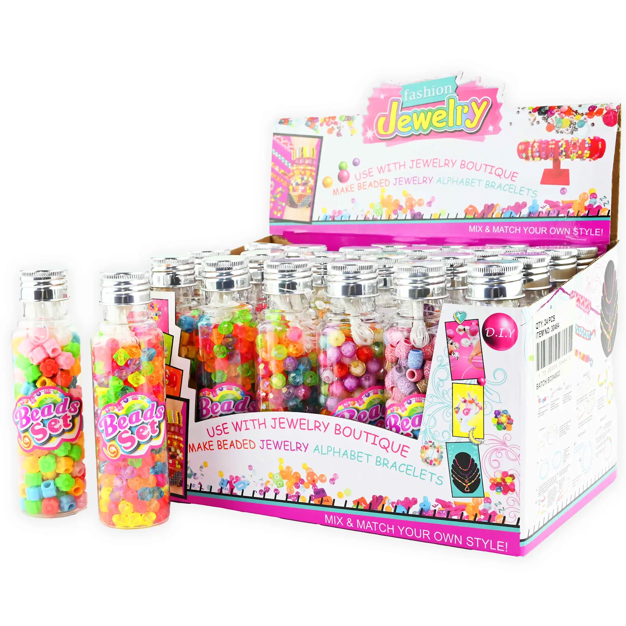 SET CREATIV BIJUTERII BRATARI SI MARGELE IN STICLA 30464 [2]