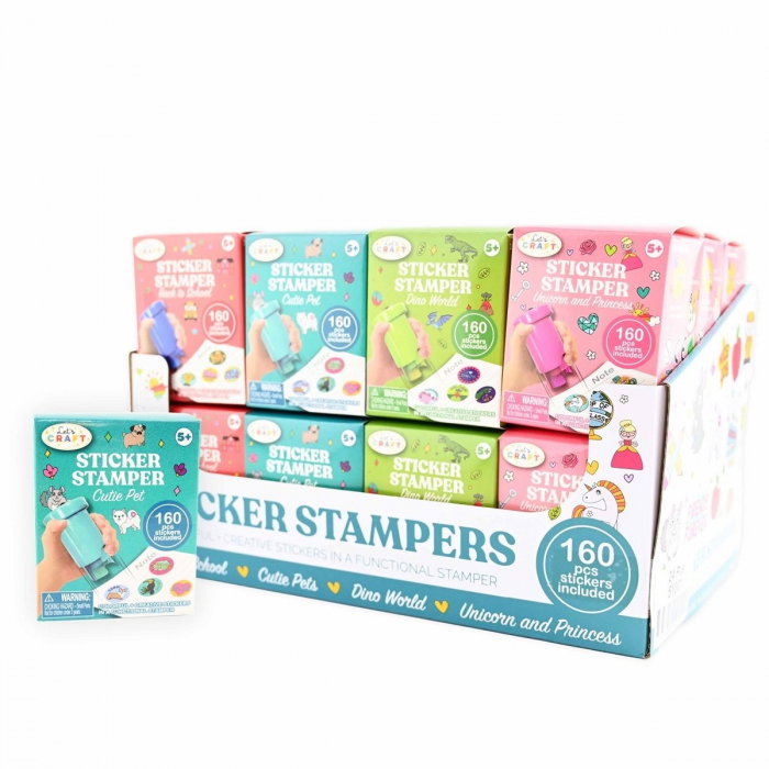 ROB STAMPILE CU STICKERE CUTIE PET 160 BUC 51001 [2]