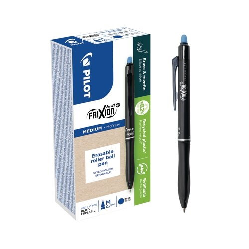 ROLLER PILOT FRIXION CLICKER 0.7 ALBASTRU CORP NEGRU 103NFPLUSA [1]