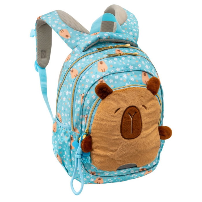 Rucsac Scolar 3 Compartimente Astrabag Fluffy Capy AB330 [1]
