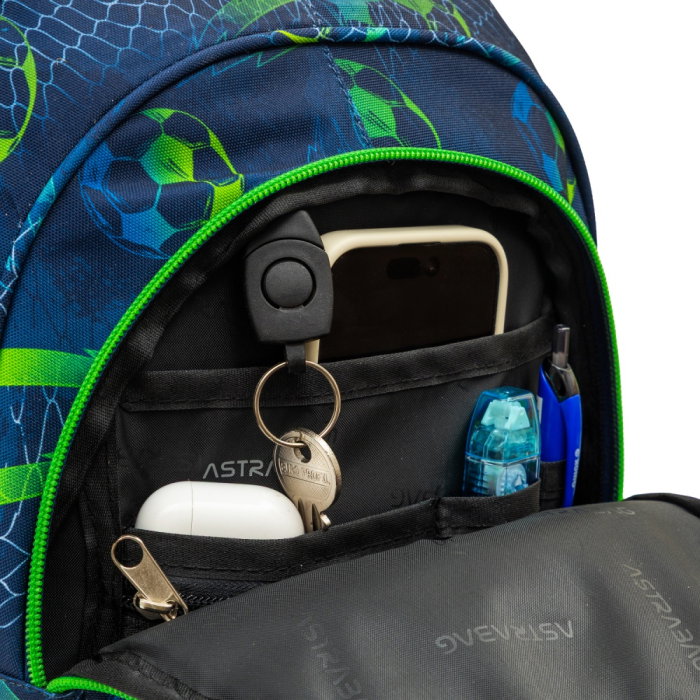 Rucsac Scolar 3 Compartimente Astrabag Football AB330 [12]