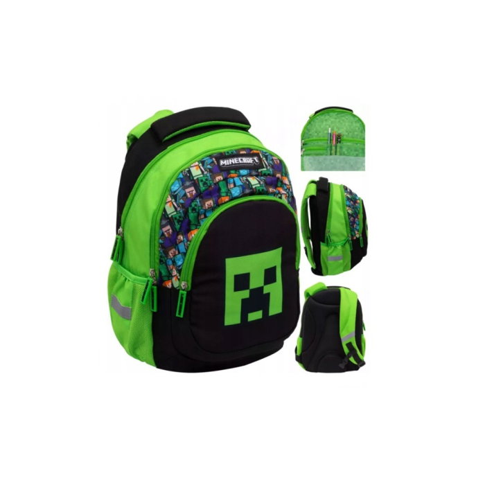 Rucsac Scolar 3 Compartimente Astrabag Minecraft AB330 [2]