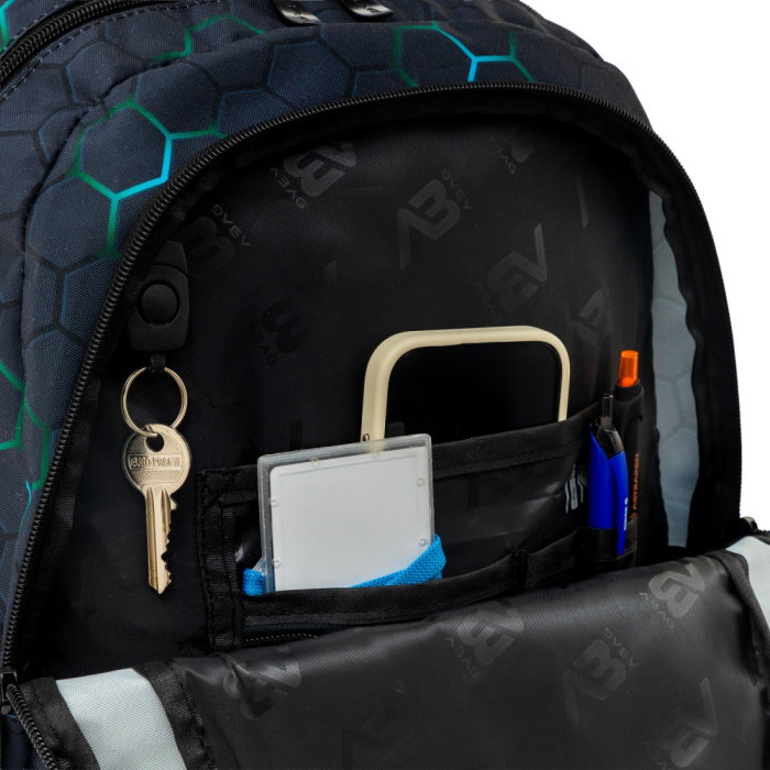 Rucsac Scolar 3 Compartimente Green Element AB200 [10]