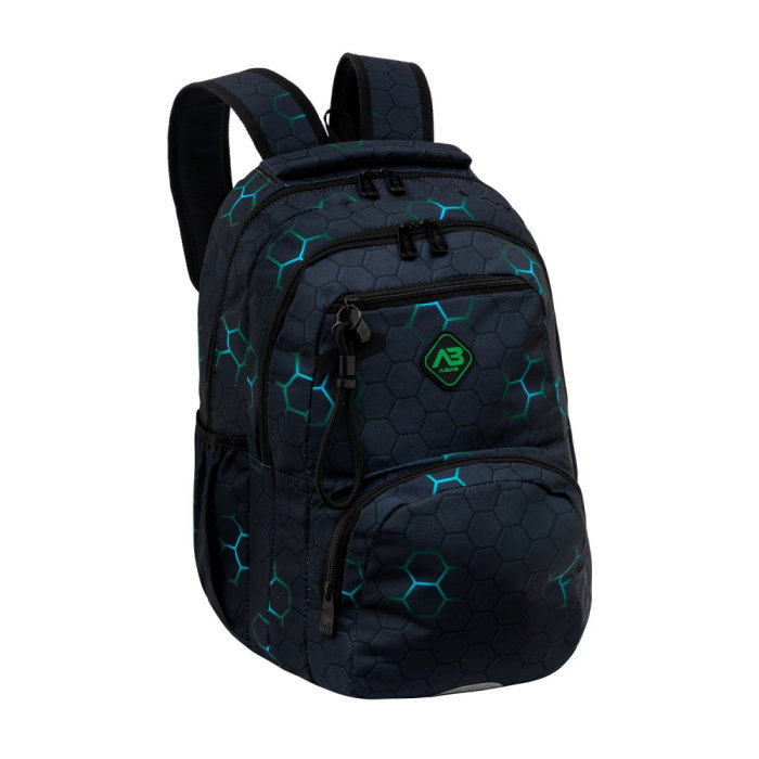 Rucsac Scolar 3 Compartimente Green Element AB200 [1]