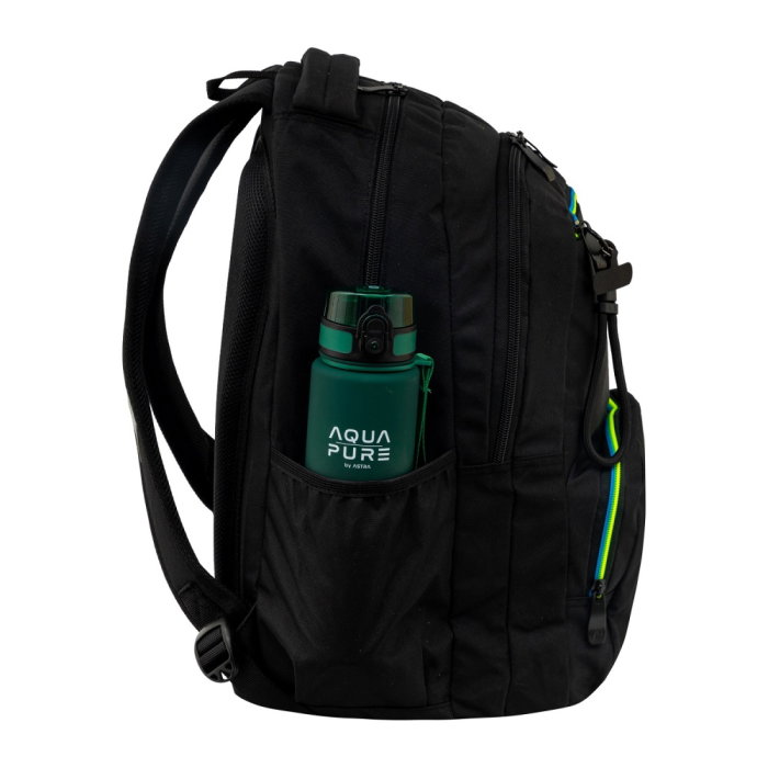 Rucsac Scolar 3 Compartimente Head Black Green Blue AB200 [2]