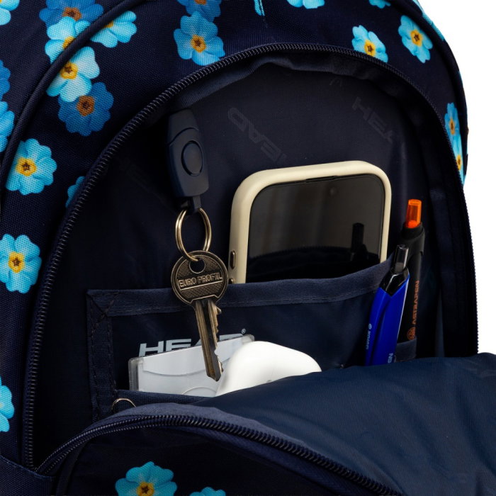 Rucsac Scolar 3 Compartimente Head Forget-Me-Not AY300 [9]