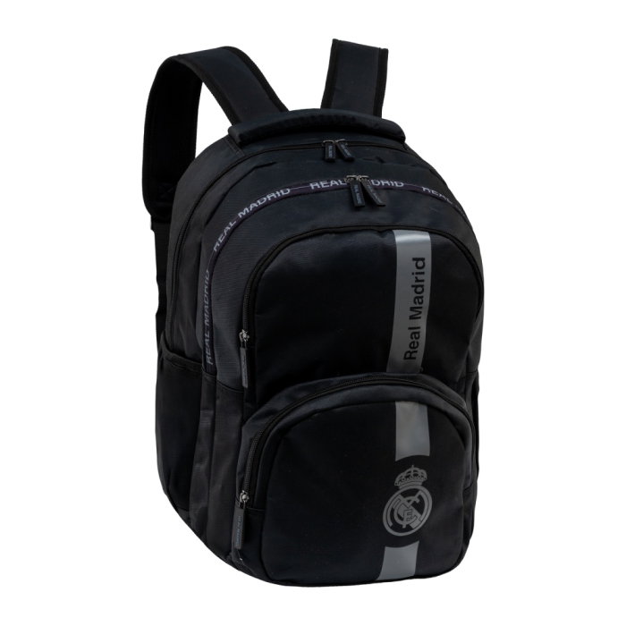Rucsac Scolar 3 Compartimente Real Madrid Black AB200 [1]