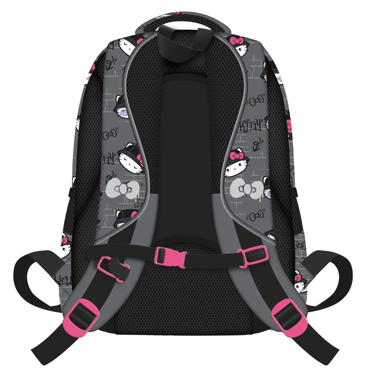 Rucsac Școlar Hello Kitty Grey 4 Compartimente [2]