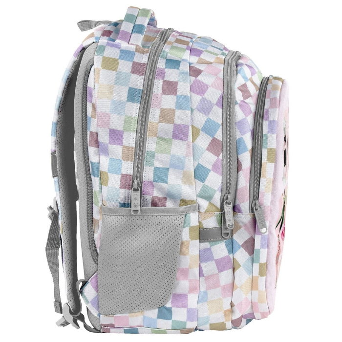 Rucsac Școlar BackUP 3 Compartimente Pastel Checkered [5]