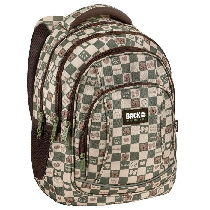 Rucsac Școlar BackUP 4 Compartimente Cute Checkered [1]