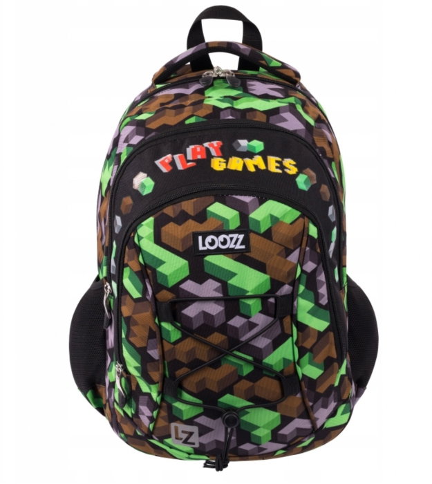 RUCSAC SCOLAR PREMIUM LOOZZ 3 COMPARTIMENTE PLAY GAMES 720062 [1]