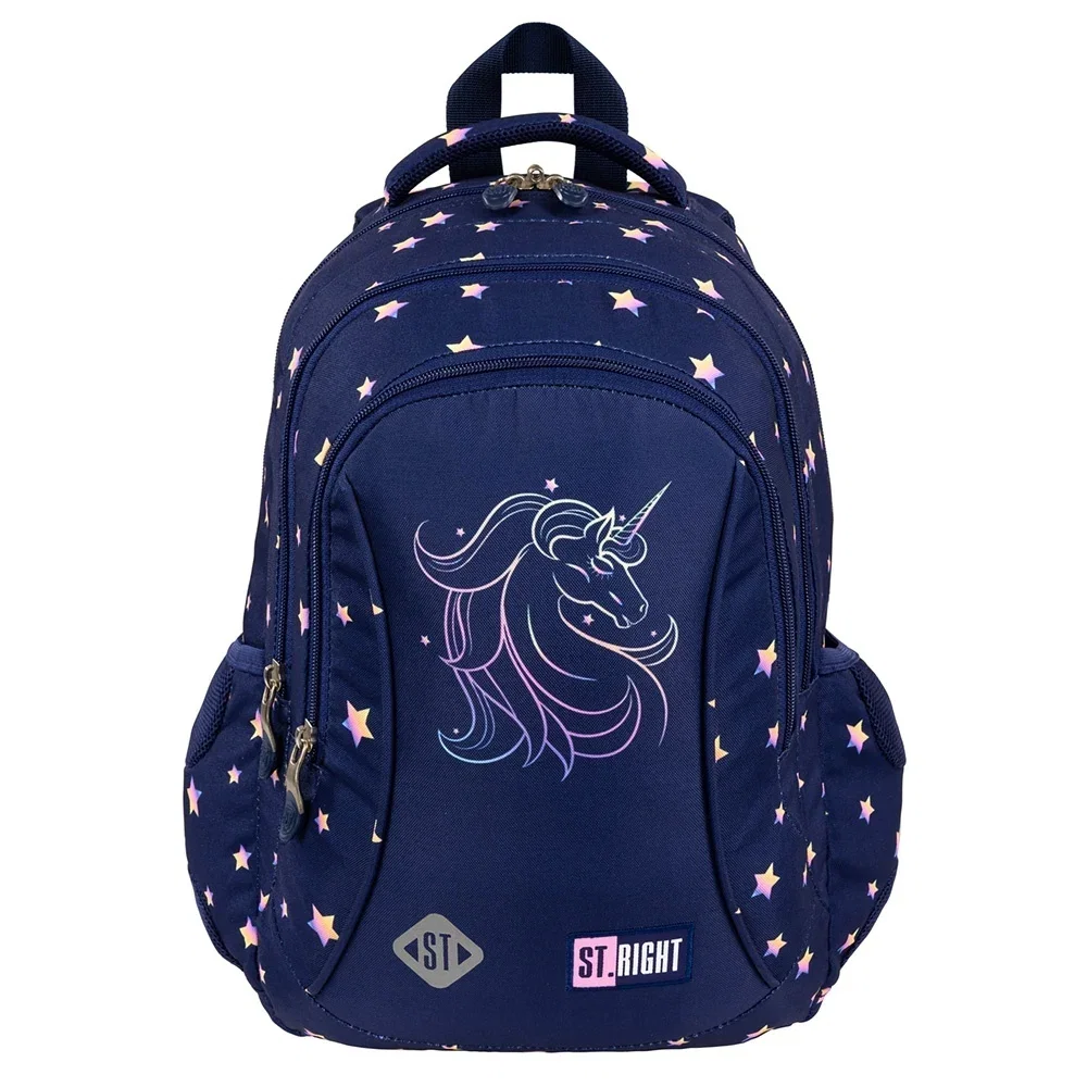 Rucsac școlar St.Right Unicorn Glow cu 3 compartimente IPB [1]