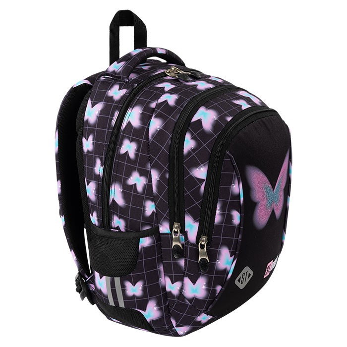 Ghiozdan tip rucsac St.Right Pastel Butterfly 3 compartimente IPB [2]