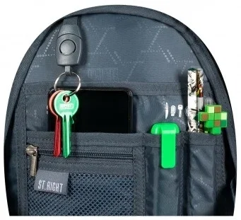 Rucsac St.Right BP-01 Green Aliens 23L - 698088 [8]