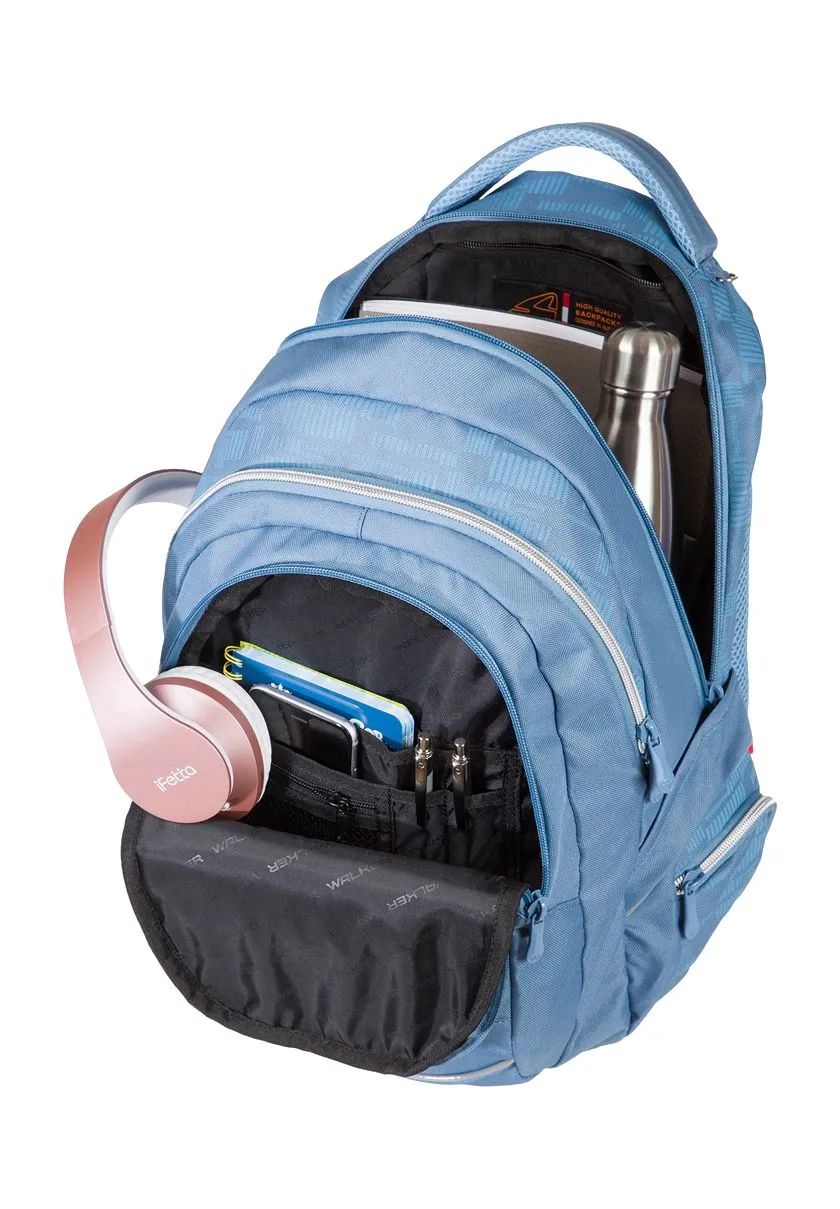 Rucsac Școlar Walker Fame Laces Light Blue [4]