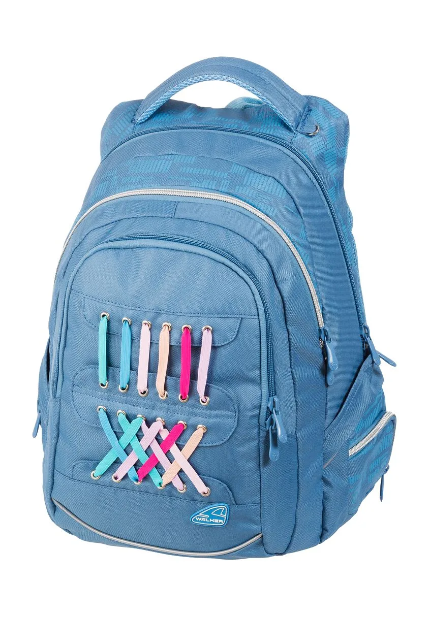Rucsac Școlar Walker Fame Laces Light Blue [1]
