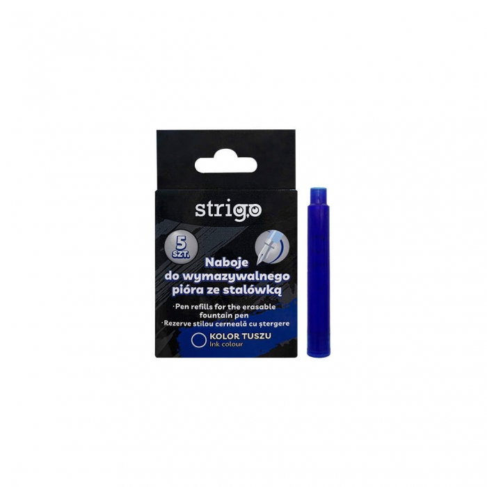 SCR PATROANE CERNEALA ALBASTRA CU STERGERE STRIGO  5/SET SD-017931 [2]