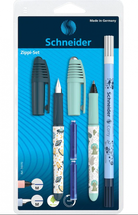 SCR SET STILOU SI ROLLER SCHNEIDER ZIPPI CU PIC SI 2 REZERVE VERDE SD-015720 [1]
