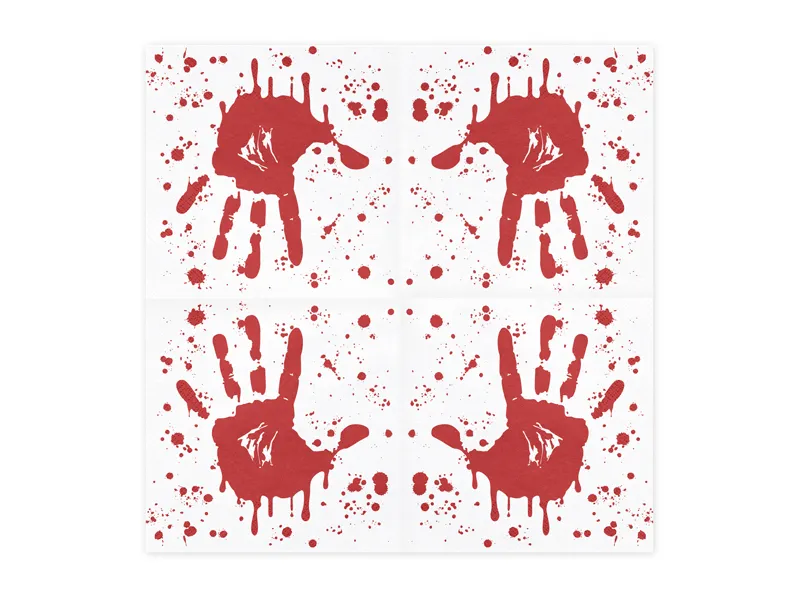 Servetele Hartie 33x33cm Bloody Hand 20/set SP33-120 [4]