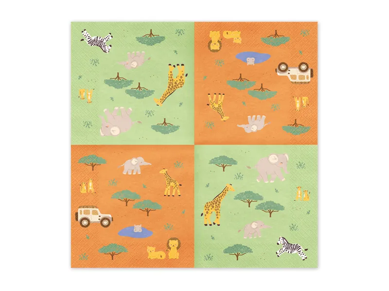 Șervețele Hârtie 33x33cm Safari 12/Set SP33-116 [2]