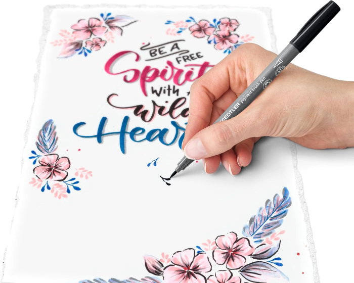 Set Arta si Caligrafie Staedtler Brush Lettering 9 Piese 61 371-1 [3]