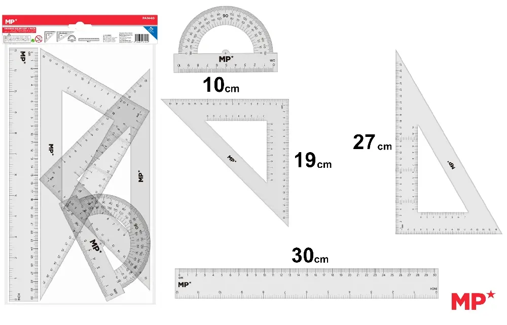 SET GEOMETRIE IPB 4 PIESE TRANSPARENT PA144G [1]