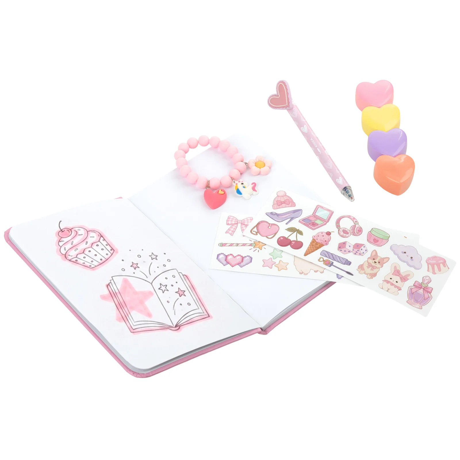 Set Machiaj Copii Cu Pudră Glam 34 Elemente Kidea GSP34KA [9]