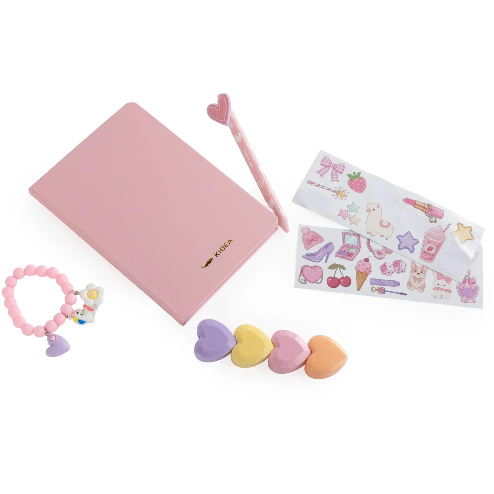 Set Machiaj Copii Cu Pudră Glam 34 Elemente Kidea GSP34KA [6]