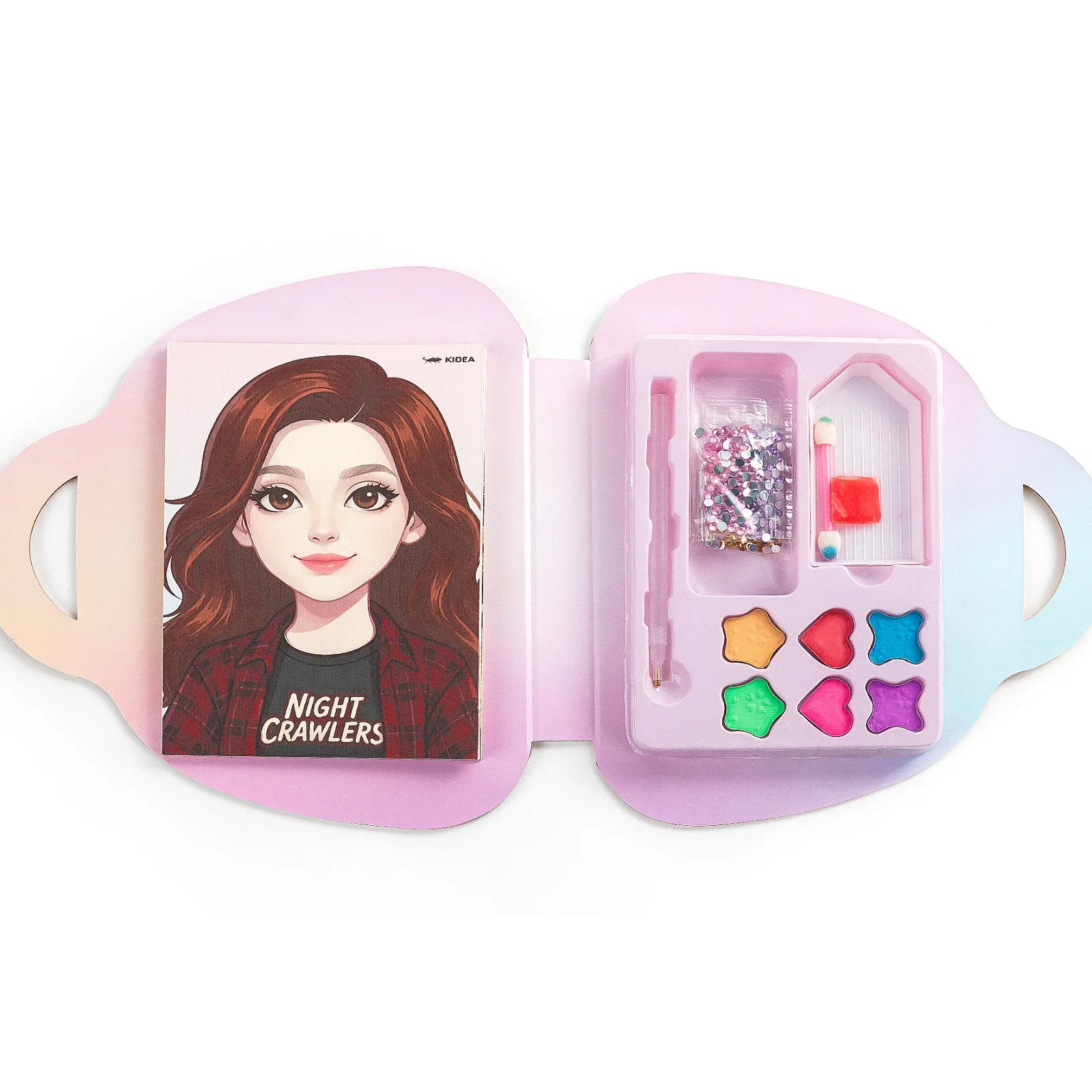 Set Machiaj Copii Cu Stickere Kidea KUSBKA [5]