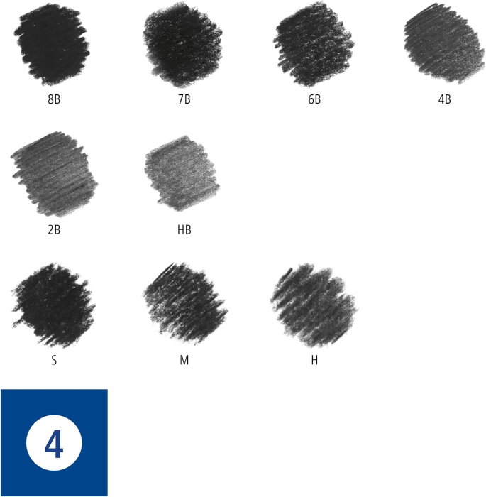 Set Pentru Desen si Schite Mars Lumograph Staedtler 12 Piese 61 100C [4]