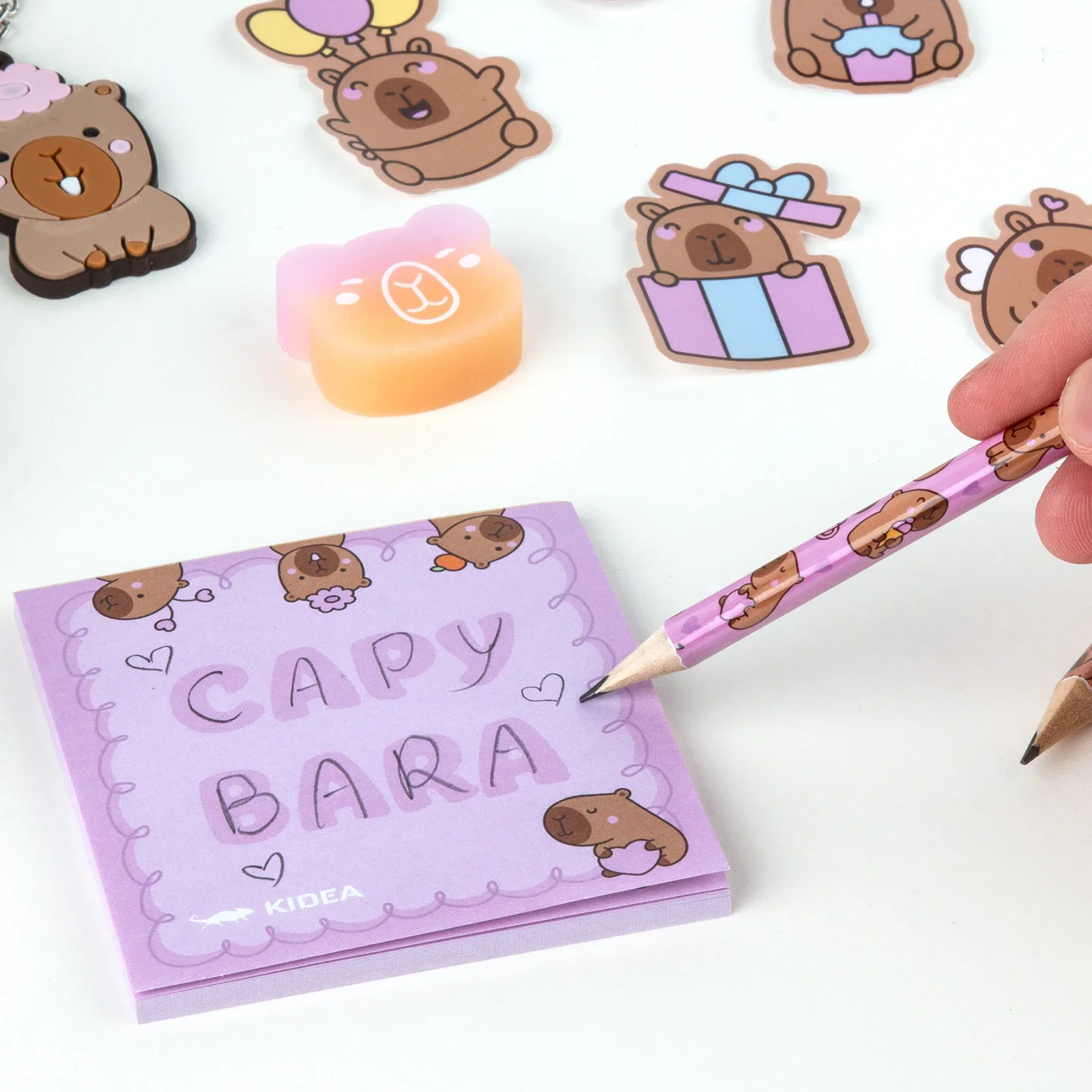 Set Școală 10 Piese Capybara Kidea cu Penar - [10]
