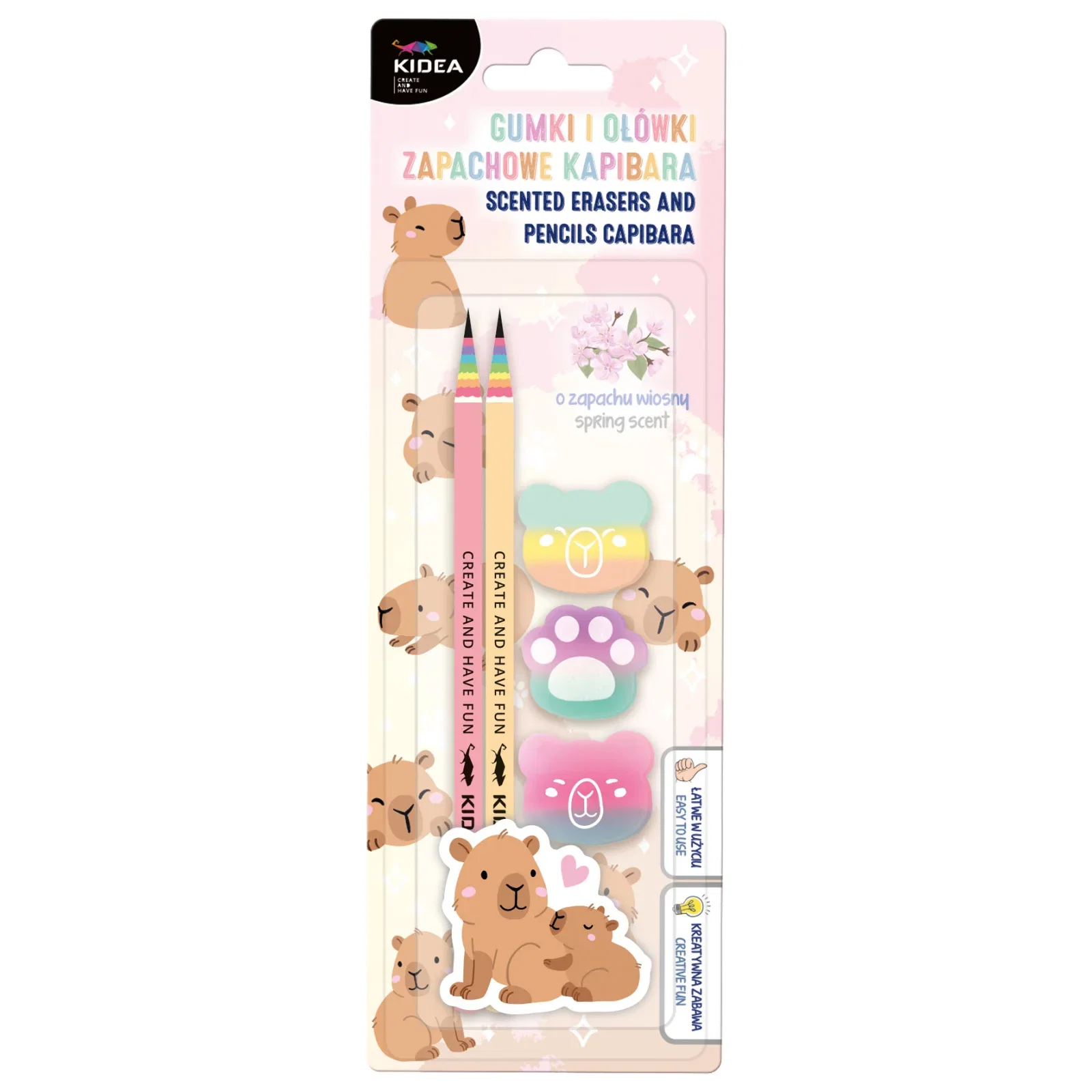 Set Școală Parfumat 5 Piese Capybara Kidea [1]