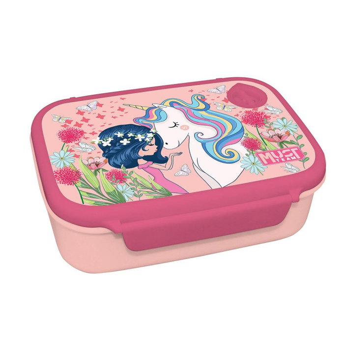 Set Școală Cutie Sandwich și Sticlă Apă Aluminiu Must Team Unicorn 000587512 [3]