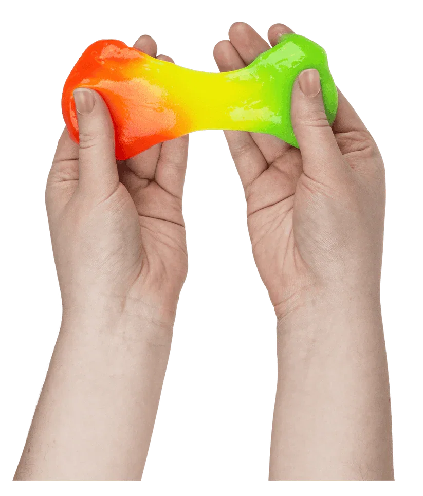 Slime 65g Curcubeu Neon - Jucărie Creativă pentru Copii [1]