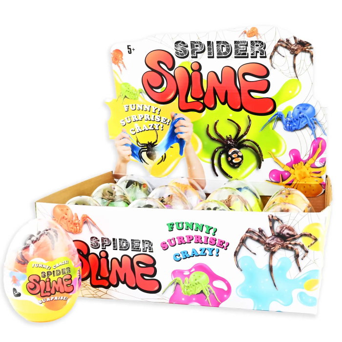 Slime Super Elastic Paianjen 9.5cm 64140 - Asortat Non-Toxic [2]