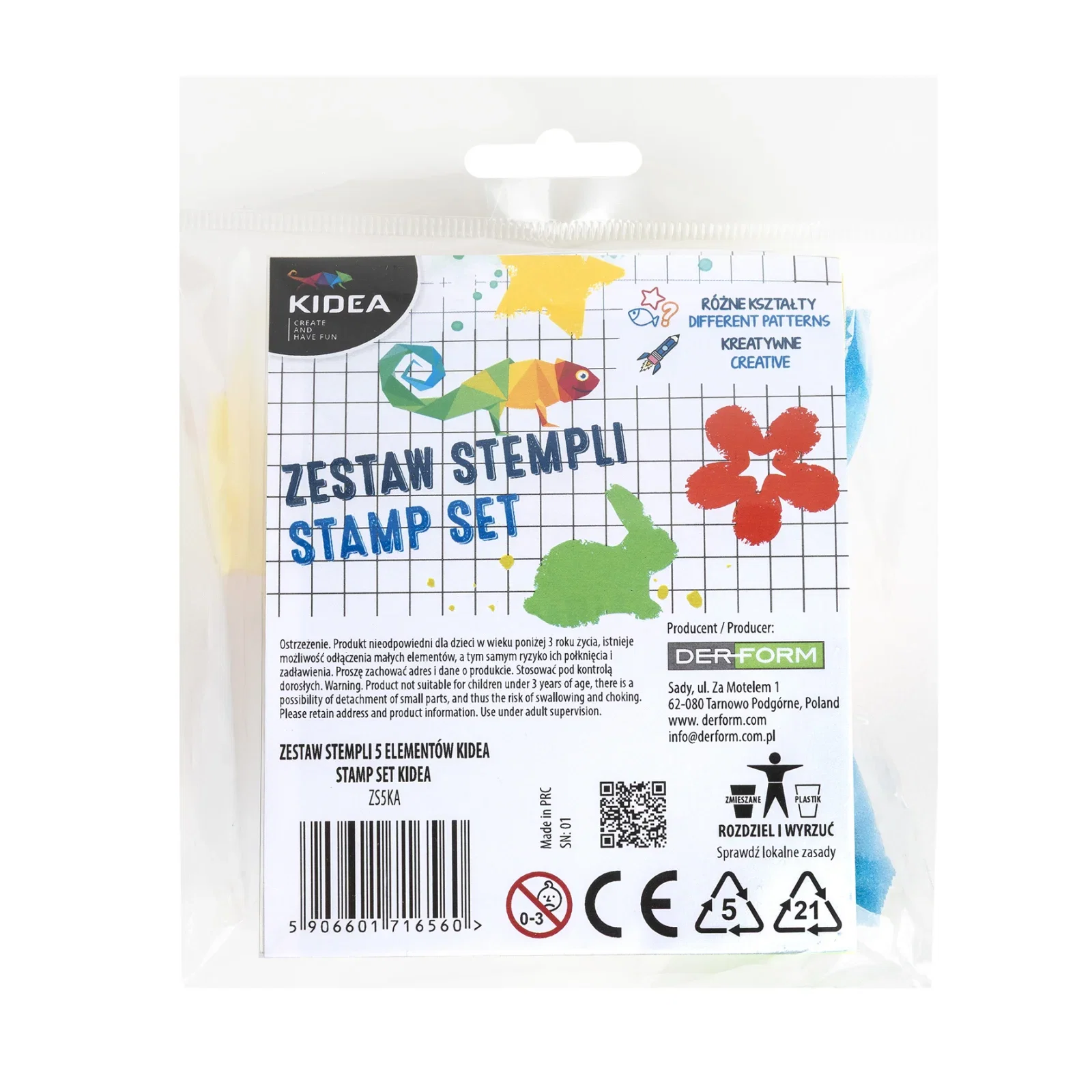 Ștampile Burete Kidea 5 Modele/Set ZS5KA [2]
