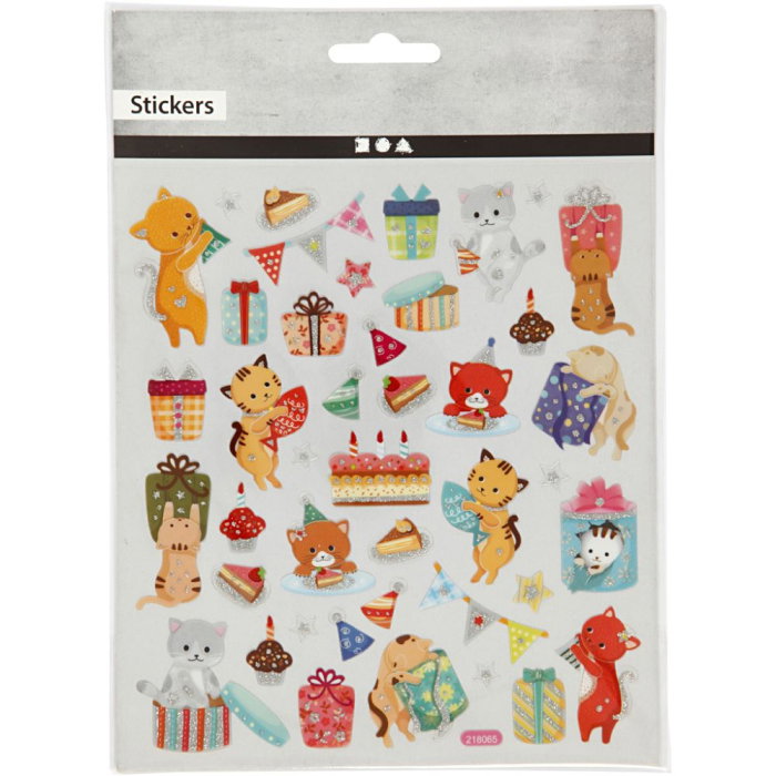 STICKER DECOR CATS BIRTHDAY 29063 [1]