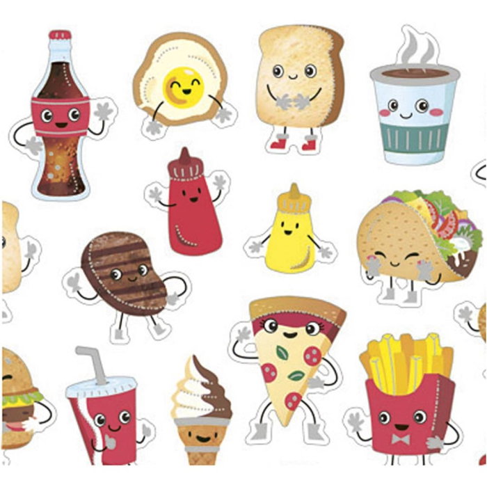 STICKER DECOR FAST FOOD 29079 [2]