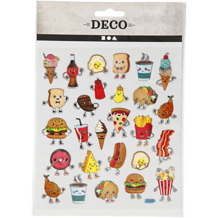 STICKER DECOR FAST FOOD 29079 [1]
