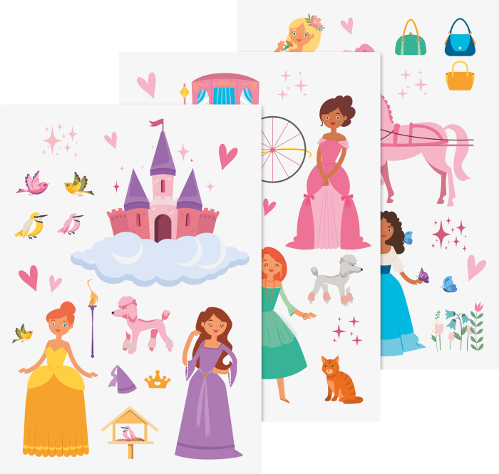 Sticker Decor Fereastra Printese 3 Coli Heyda [1]