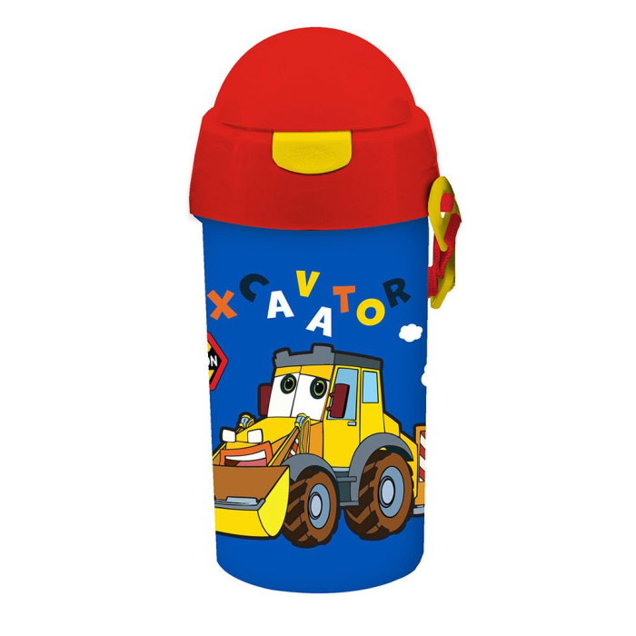 Sticlă Apă PP Must Team Boy 500ml Cu Pai 7.3x19.5cm 000587460 [4]