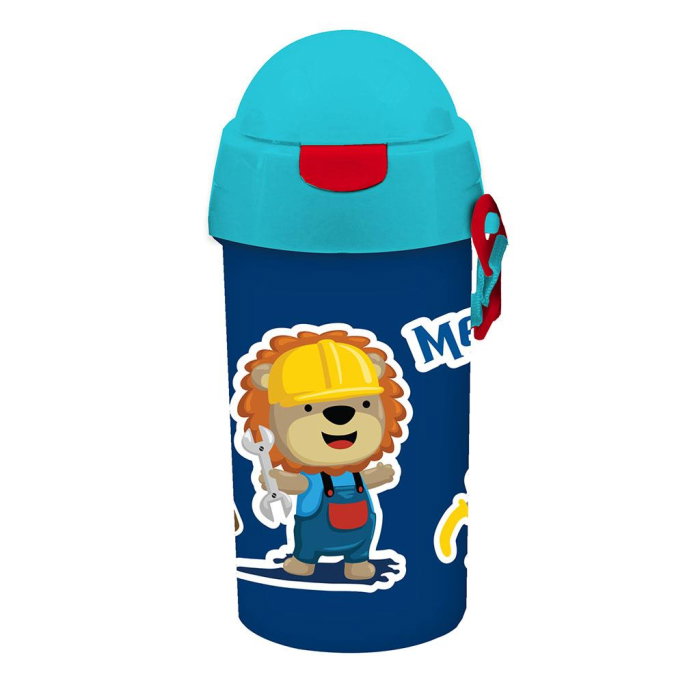 Sticlă Apă PP Must Team Boy 500ml Cu Pai 7.3x19.5cm 000587460 [2]