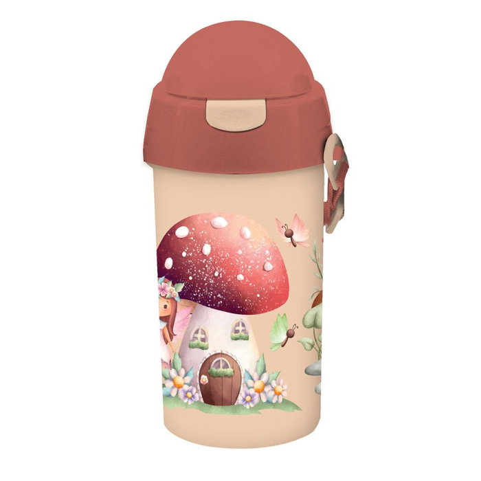 Sticlă Apă PP Must Team Girl 500ml Cu Pai 7.3x19.5cm 000587459 [2]