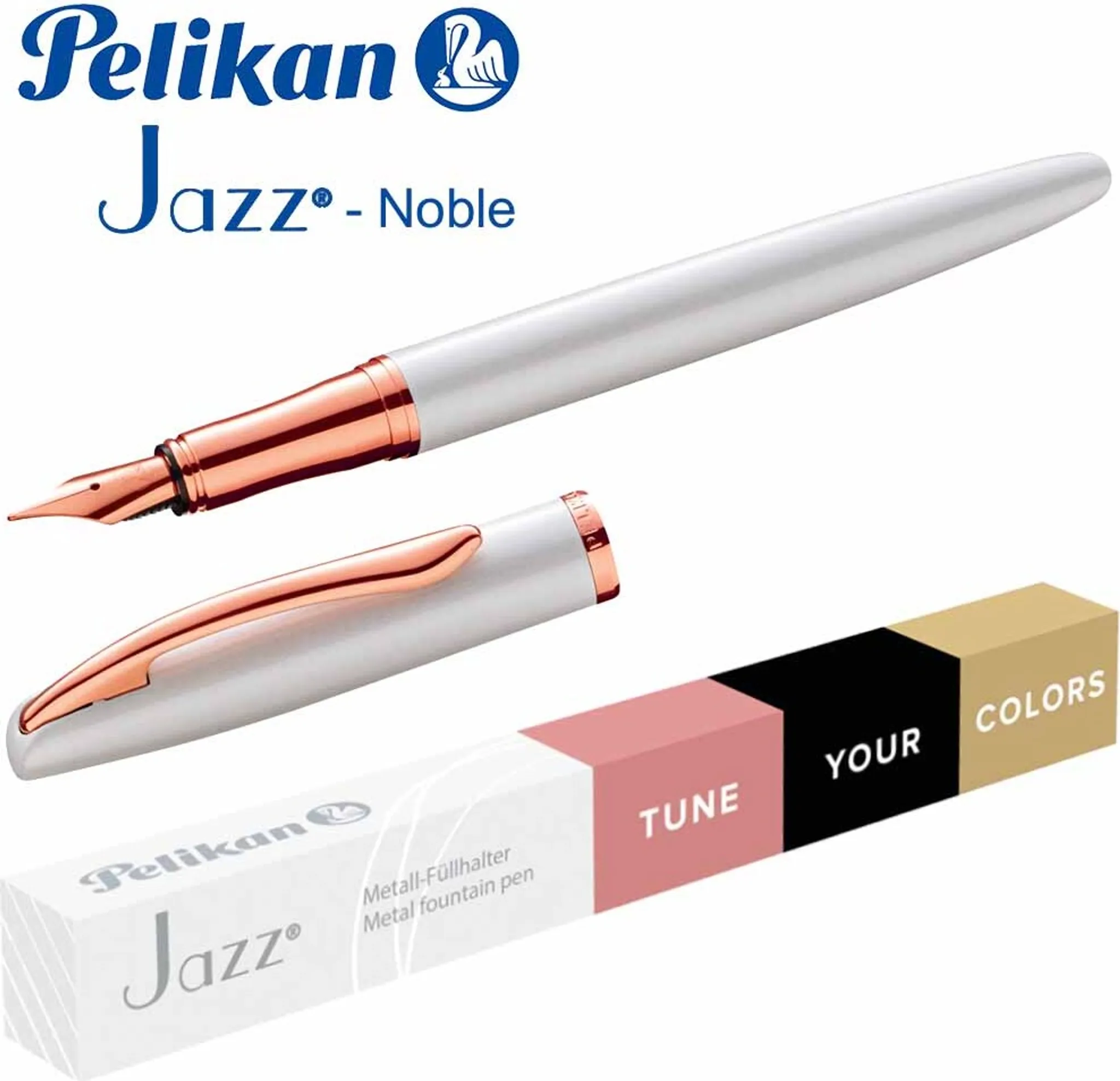 Stilou Pelikan Jazz Noble Elegance P36 Pearl - Alb Perlat 821681 [1]