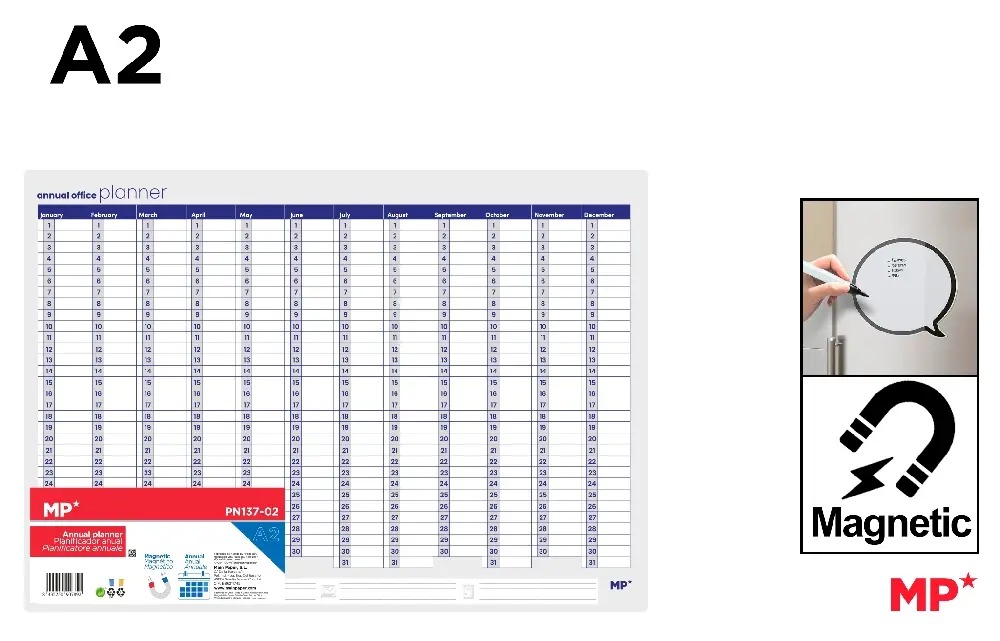 TABLA MAGNETICA IPB A2 PLANNER ANUAL PN137-02 [1]