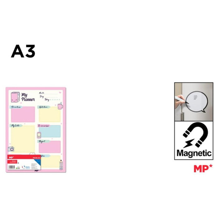 Tablă Magnetică IPB A3 Planner Săptămânal PN136-05 [1]